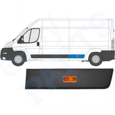 FIAT DUCATO 2006- ARRIÈRE MOULURE PANNEAU DE GARNITURE AVEC LAMPE / GAUCHE