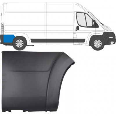 Moulure latérale arrière pour Fiat Ducato 2006- / Droite 6550