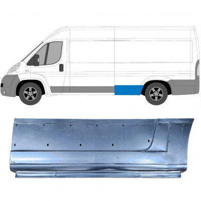 Panneau de réparation arc d'aile arrière pour Fiat Ducato 2006- / Gauche 6528