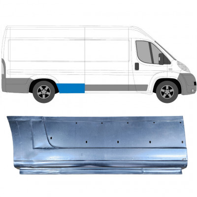 Panneau de réparation arc d'aile arrière pour Fiat Ducato 2006- / Droite 6527