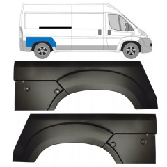 Panneau de réparation arc d'aile arrière pour Citroen Jumper 2006-2025 / Gauche+Droit / Ensemble 14282
