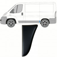 Moulure latérale arrière pour Fiat Ducato 2006- / SWB / Gauche 8513