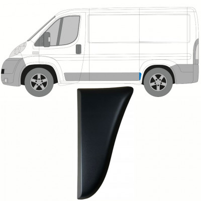 FIAT DUCATO 2006- EMPATTEMENT COURT MOULURE PANNEAU DE GARNITURE / GAUCHE