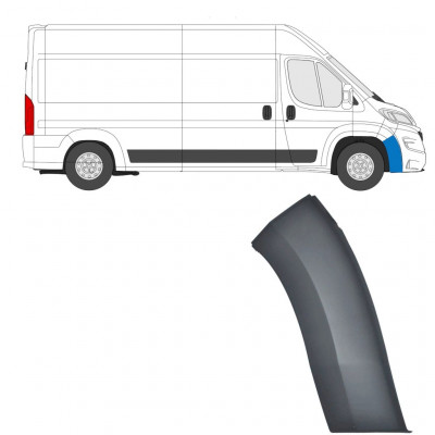 Moulure latérale du pare-chocs avant pour Fiat Ducato 2014-2018 / Droite 7765