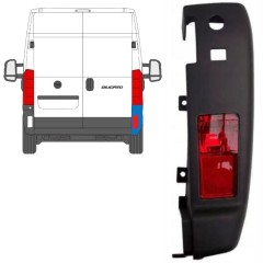 Coin du pare-chocs arrière avec lampe pour Peugeot Boxer 2018- / Droite / Ensemble 13241