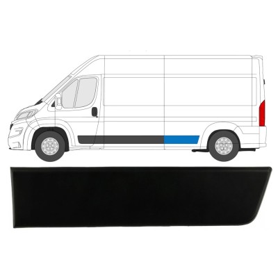 Moulure latérale sur aile arrière pour Fiat Ducato 2018- / Gauche 14681