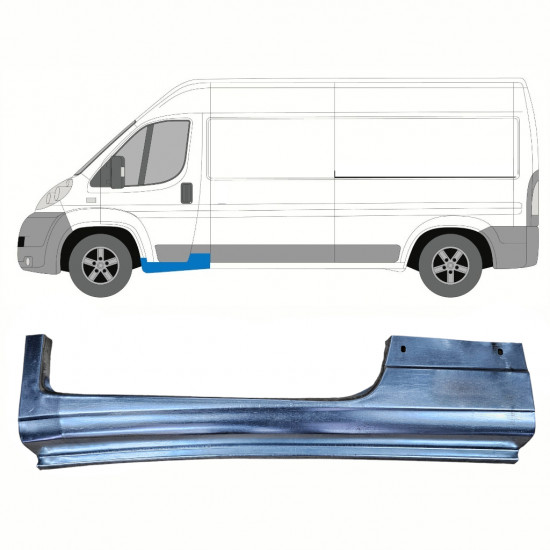 Réparation bas de caisse de porte avant
