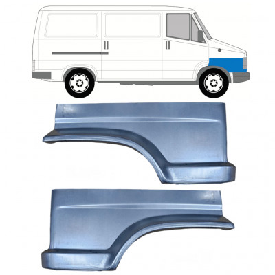 Panneau de réparation de l’aile avant pour Fiat Ducato / C25 / J5 1981-1990 / Gauche+Droit / Ensemble 9806