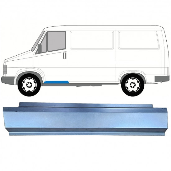 Réparation bas de caisse de porte avant pour Fiat Ducato / C25 / J5 1981-1994 / Gauche 9000