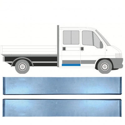 Panneau de réparation de porte arrière pour Fiat Ducato Boxer Relay Jumper 1994-2006 / Gauche+Droit / Double cabine / Ensemble 10501