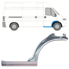 Réparation bas de caisse + l’aile avant pour Citroen Jumper 1994-2006 / Droite / Ensemble 14079