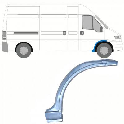 FIAT DUCATO 1994-2006 PANNEAU DE RÉPARATION DU PASSAGE DE ROUE AVANT / DROIT