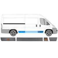 Ensemble de moulures avec lampe pour Fiat Ducato 2006- / Droite /  10447