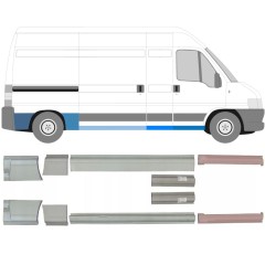 Ensemble de panneaux de réparation pour Peugeot Boxer 1994-2006 / 14384