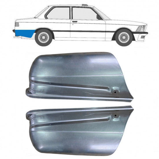 Panneau de réparation arc d'aile arrière pour BMW 3 E21 1975-1984 / Gauche+Droit / Ensemble 10275