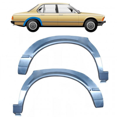 Panneau de réparation arc d'aile arrière pour BMW 7 E23 1976-1986 / Gauche+Droit / Ensemble 10417