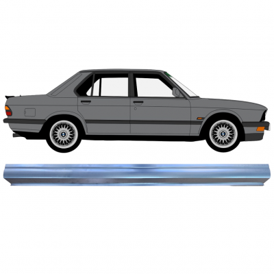 BMW 5 E28 1981-1987 PANNEAU DE RÉPARATION DU SEUIL / DROIT = GAUCHE