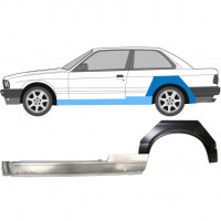 Réparation bas de caisse + passage de roue arrière pour BMW 3 E30 1982-1987 / Gauche 11235