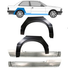 Panneau de réparation du seuil + arc d'aile arrière pour BMW 3 E30 1982-1987 / Ensemble 11236