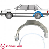 Panneau de réparation arc d'aile arrière intérieur + extérieur pour BMW 3 E30 1982-1987 / Gauche / Ensemble 10858