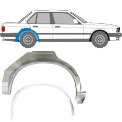 Panneau de réparation arc d'aile arrière intérieur + extérieur pour BMW 3 E30 1982-1987 / Droite / Ensemble 10857