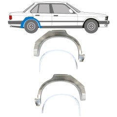 Panneau de réparation arc d'aile arrière intérieur + extérieur pour BMW 3 E30 1982-1987 / Ensemble 10859