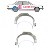 Panneau de réparation arc d'aile arrière intérieur + extérieur pour BMW 3 E30 1982-1987 / Ensemble 10859