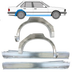 Panneau de réparation du seuil + arc d'aile arrière pour BMW 3 E30 1982-1987 / Ensemble 11239