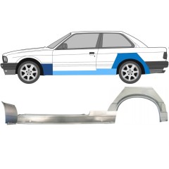 Réparation bas de caisse + aile avant + aile arrière pour BMW 3 E30 1987-1994 / Gauche / Ensemble 11512