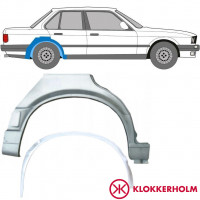 Panneau de réparation arc d'aile arrière intérieur + extérieur pour BMW 3 E30 1987-1994 / Droite / Ensemble 10860