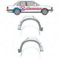 Panneau de réparation arc d'aile arrière intérieur + extérieur pour BMW 3 E30 1987-1994 / Ensemble 10862