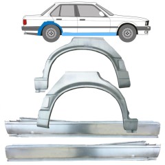 Panneau de réparation du seuil + arc d'aile arrière pour BMW 3 E30 1987-1994 / Ensemble 11242