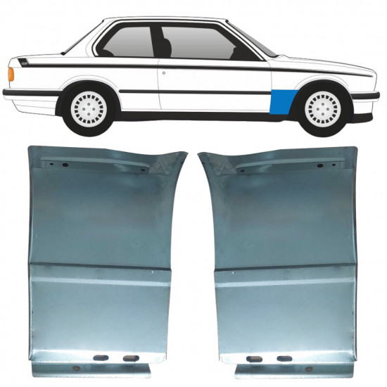 BMW 3 E30 1982-1994 PANNEAU DE RÉPARATION DE L\'AILE AVANT / SET