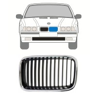 Grille de calandre pour BMW 3 E36 1990-1995 / Gauche 16296