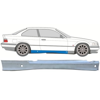 Panneau de réparation du seuil pour BMW 3 E36 1990-2000 / Droite / COUPE 16065