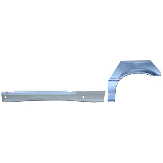 Panneau de réparation du seuil + arc d'aile arrière pour BMW 3 E36 1990-2000 / Gauche / COUPE / Ensemble 17024