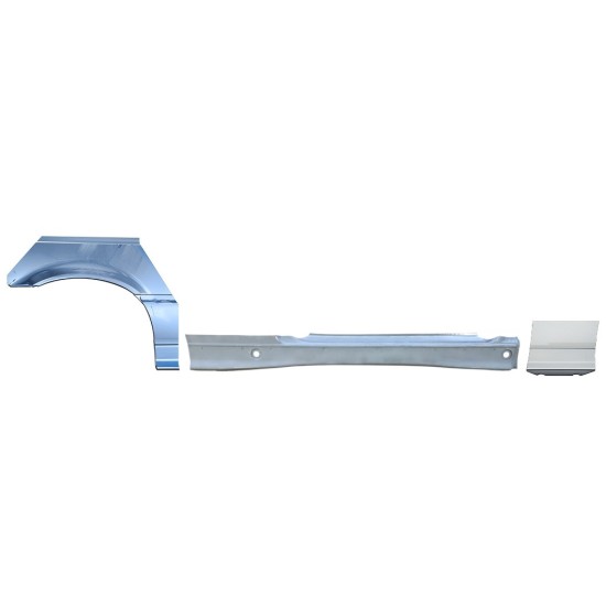 Panneau de réparation du seuil + panneau de réparation de l'aile avant pour BMW 3 E36 1990-2000 / Droite / COUPE / Ensemble 17025