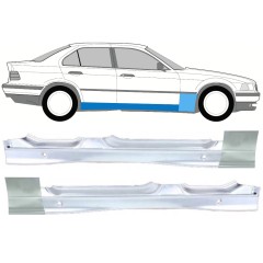 Panneau de réparation du seuil + panneau de réparation de l'aile avant pour BMW 3 E36 1990-2000 / Ensemble 11207