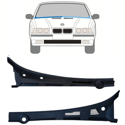 Panneau de réparation de pare-brise pour BMW 3 E36 1990-2000 / Gauche+Droit / COMBI / SEDAN / COMPACT / Ensemble 16900