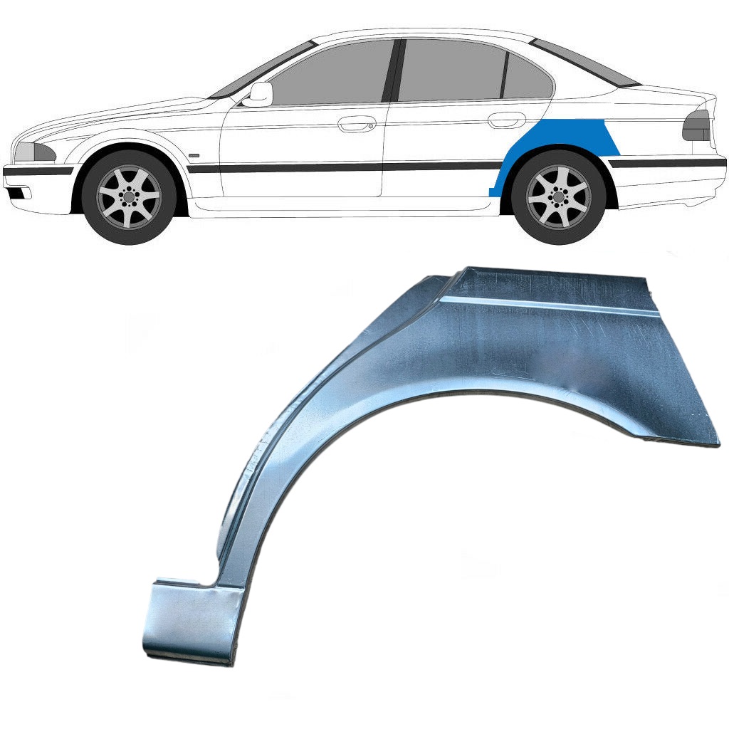 Panneau De Réparation Arc D'aile Arrière Pour Bmw 5 E39 1996-2004 / Gauche 6407