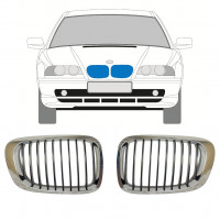 Grille de calandre pour BMW 3 E46 Cabrio 1999-2003 COUPE /  12519