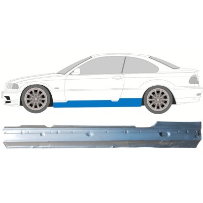Panneau de réparation du seuil pour BMW 3 E46 1998-2006 / Gauche / COUPE 16813
