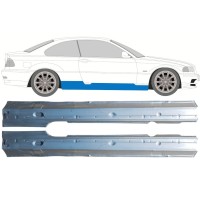 Panneau de réparation du seuil pour BMW 3 E46 1998-2006 / Gauche+Droit / COUPE / Ensemble 16814