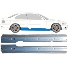 Panneau de réparation du seuil pour BMW 3 E46 1998-2006 / Gauche+Droit / COUPE / Ensemble 16814
