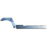Panneau de réparation du seuil + arc d'aile arrière pour BMW 3 E46 1998-2006 / Droite / COUPE / Ensemble 17059