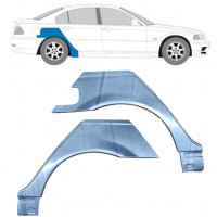 Panneau de réparation arc d'aile arrière pour BMW E46 3 1998-2005 / Gauche+Droit / Ensemble 6204