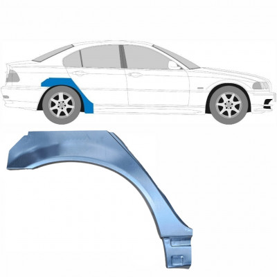 Petit panneau de réparation arc d'aile arrière pour BMW E46 3 1998-2005 / Droite 6202