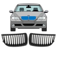 Grille de calandre pour BMW 3 E90 2004-2008 / Gauche+Droit 16309