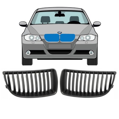 Grille de calandre pour BMW 3 E90 2004-2008 / Gauche+Droit 16309