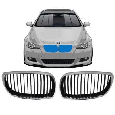 Grille de calandre pour BMW 3 E92/E93 2006-2010 / Gauche+Droit / Ensemble 16312